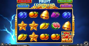 Fruit Lightning: Interfaz