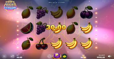 Fruit Vegas Extreme X125: Ganancias