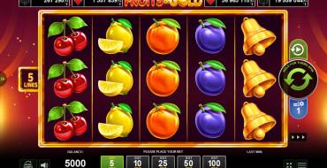 Fruits & Gold: Diseño