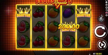 Fruits Royale 5: Símbolos especiales