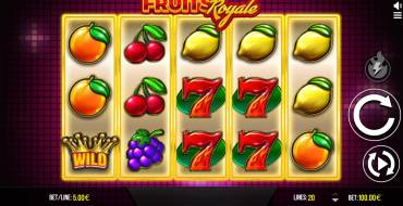 Fruits Royale: Interfaz