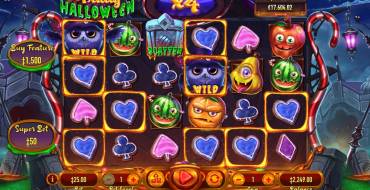 Fruity Halloween: La pantalla principal