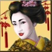 Geisha: Geisha sobre fondo amarillo