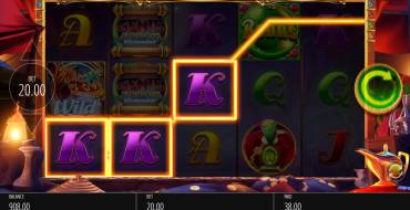 Genie Jackpots Wishmaker Jackpot King: Ganancias