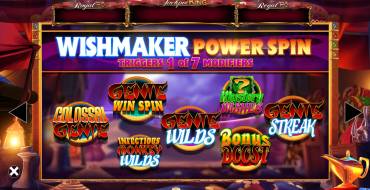 Genie Jackpots Wishmaker Jackpot King: Características únicas