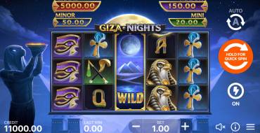 Giza Nights: Hold and Win: Máquina tragaperras