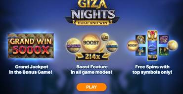 Giza Nights: Hold and Win: Características únicas