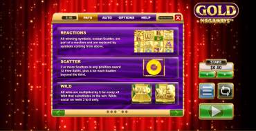 Gold Megaways: Reglas