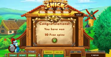 Golden Chick: Tiradas gratuitas y/o re-giros