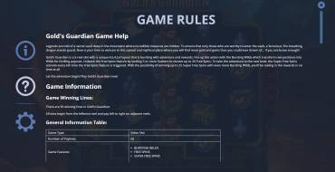 Gold's Guardian: Reglas