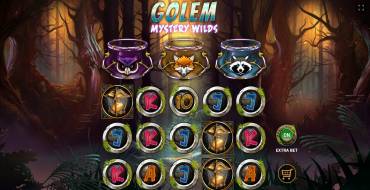 Golem Mystery Wilds: Máquina tragaperras