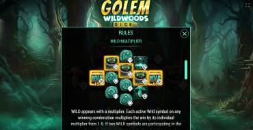 Golem Wildwoods Dice: Características únicas