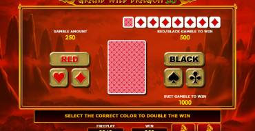 Grand Wild Dragon 20: Juego de riesgo