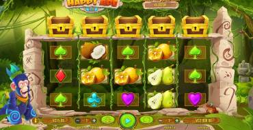 Happy Ape: La pantalla principal del juego