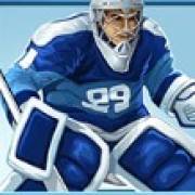 Hockey Attack: Jugador de hockey azul