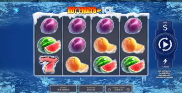 Hot Fruits on Ice: Máquina tragaperras