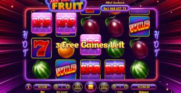 Hot Hot Fruit: Tiradas gratuitas