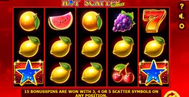 Hot Scatter Deluxe: Máquina tragaperras