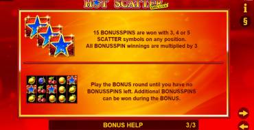 Hot Scatter Deluxe: Tiradas gratuitas y/o re-giros