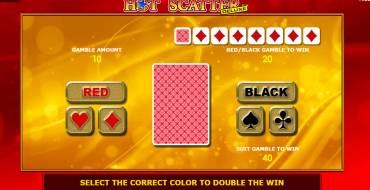 Hot Scatter Deluxe: Juego de riesgo