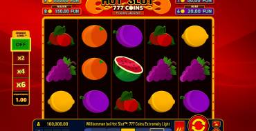 Hot Slot: 777 Coins Extremely Light: Máquina tragaperras