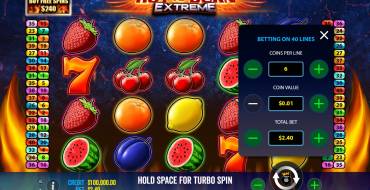 Hot to Burn Extreme: Apuesta