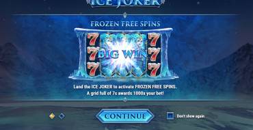 Ice Joker: Máquina tragaperras