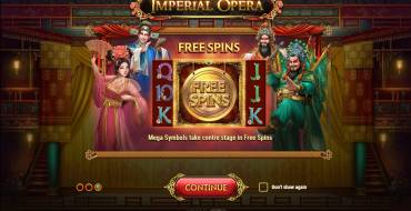 Imperial Opera: Máquina tragaperras