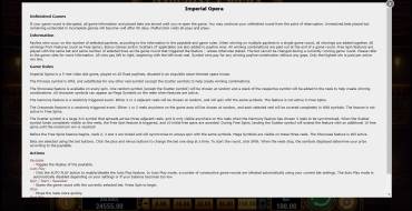 Imperial Opera: Reglas
