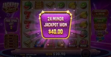 Jackpot Blaze: Características únicas