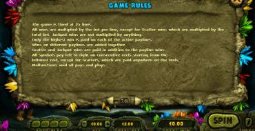 Jack’s Pot: Reglas