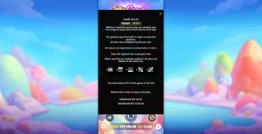 Jelly Candy: Tabla de pagos