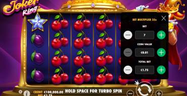 Joker King: Apuestas