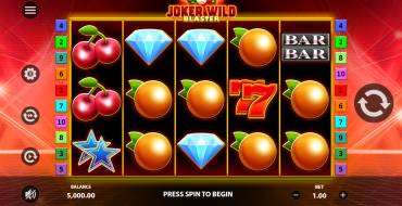 Joker Wild Blaster: Máquina tragaperras