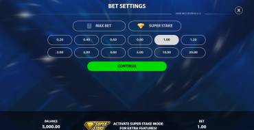 Joker Wild Respin: Apuesta
