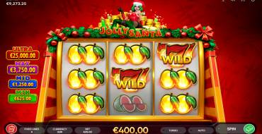 Jolly Santa: Ganancias