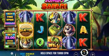 Jumbo Safari: Máquina tragaperras