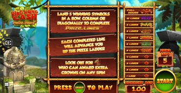 King Kong Cash Prize Lines: Máquina tragaperras