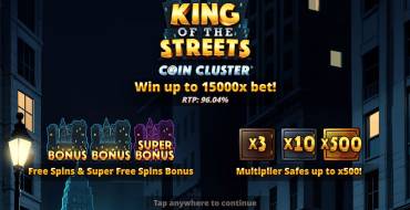King of the Streets: Características únicas