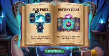 Lady of Fortune Destiny Spins: Características únicas