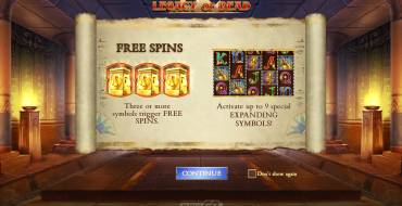 Legacy of Dead: Legacy of Dead Tragaperras Play'n GO