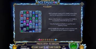Legend of the Ice Dragon: Reglas