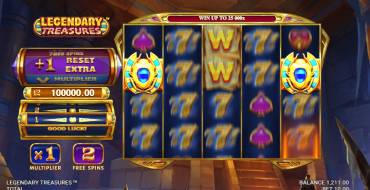 Legendary Treasures: Giros gratis
