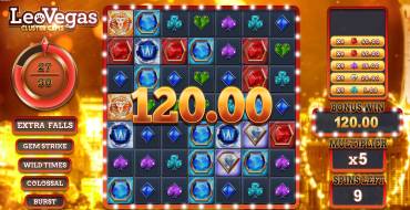Leo Vegas Cluster Gems: Ganancias