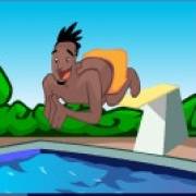 Life of Leisure: Un tipo salta a la piscina