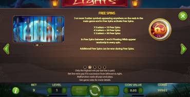 Lights: Tiradas gratuitas