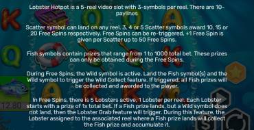 Lobster Hotpop: Reglas