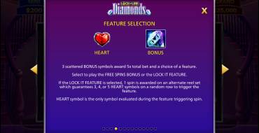 Lock it Link Diamonds: Juegos de bonificación