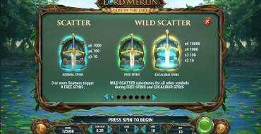 Lord Merlin and the Lady of the Lake: Reglas