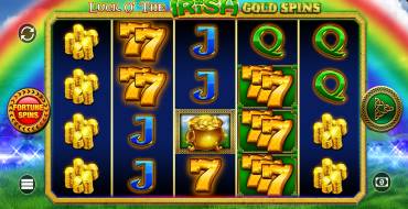 Luck O' The Irish Gold Spins: Máquina tragaperras